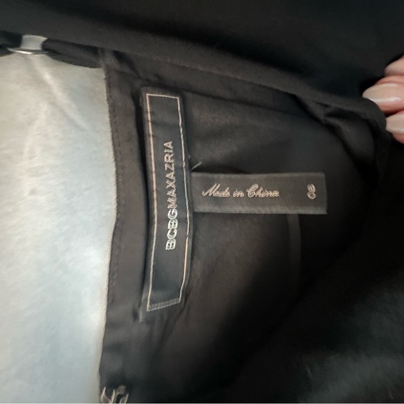 BCBG RUFFLE & LACE SKIRT EVENING GOWN, SIZE 8 - Picture 5 of 7